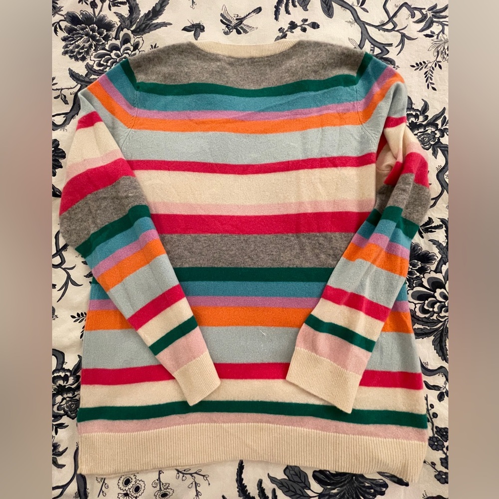 Colorful Cashmere Striped Women's Sweater from Talbots